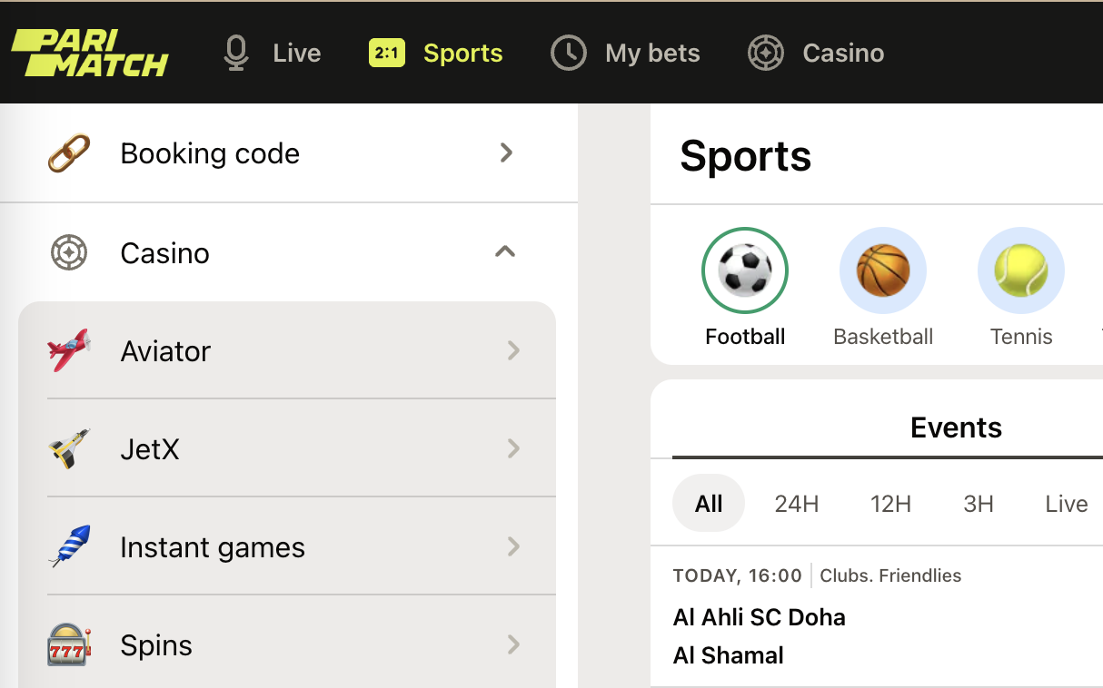 Choose a Football Match